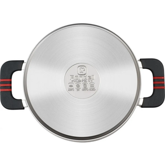  Кастрюля Rondell Stripes RDS-1637 2.8л стальной 