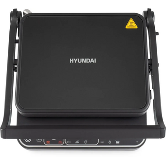  Электрогриль Hyundai HYG-7000 серебристый и черный 