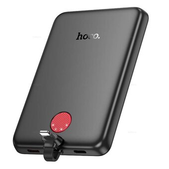  Аккумулятор внешний резервный HOCO J133 Triumph PD20W magnetic power bank with cable iP 5000mAh черный 