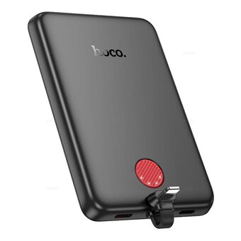  Аккумулятор внешний резервный HOCO J133 Triumph PD20W magnetic power bank with cable iP 5000mAh черный 