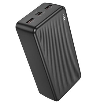  Аккумулятор внешний резервный BOROFONE BJ56B Graceful 22.5W+PD20W fully compatible power bank 30000mAh черный 