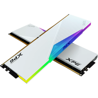  ОЗУ ADATA XPG Lancer RGB AX5U7200C3416G-DCLARWH 32GB DDR5 7200 DIMM 2*16, 1.4V, CL34-46-46, On-Die ECC, Power Management IC, white 