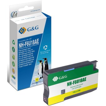  Картридж струйный G&G GG-F6U18AE 953XL желтый (26мл) для HP OJ Pro 7740/8210/8218/8710/8715 