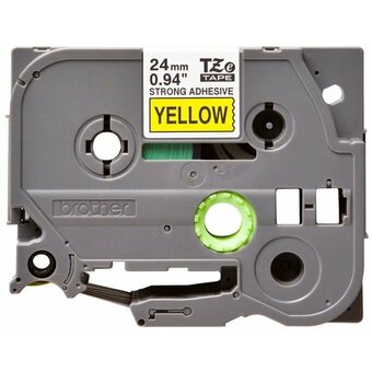  Картридж ленточный Brother TZES651 черный на желтом 24x8 для Brother P-Touch 