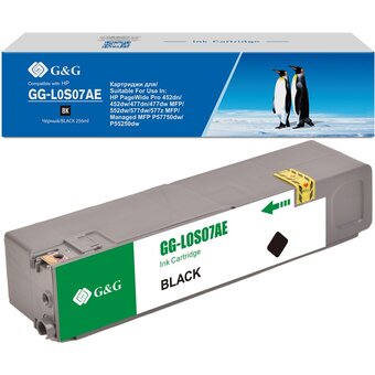  Картридж струйный G&G GG-L0S07AE 973XL черный (240мл) для HP PageWide Pro 452dn/452dw/477dn/477dw MFP 