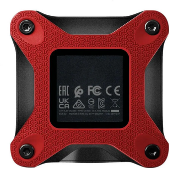  Внешний диск SSD A-Data SD620 (SD620-2TCRD), 2ТБ, красный 