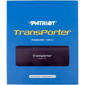  Внешний диск SSD Patriot Transporter PTP512GPEC, 512ГБ, черный 