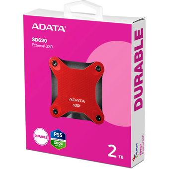  Внешний диск SSD A-Data SD620 (SD620-2TCRD), 2ТБ, красный 