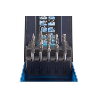  Набор борфрез твердосплавных NORGAU 77200080 HM KPLM06X-45 DCM 