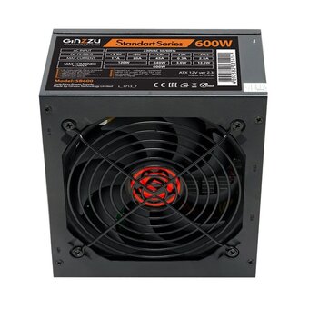  Блок питания Ginzzu SB600 12см 