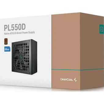  Блок питания DeepCool PL550D (R-PL550D-FC0B-EU-V2) (120mm, APFC, 80Plus Bronze) 