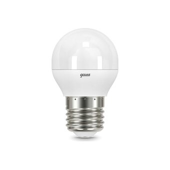  Лампа GAUSS E27 105102210 LED шар 9.5Вт одна шт. 