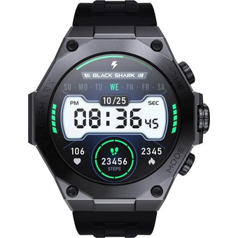  Smart-часы Black Shark BS-S1 Pro Black LCD корп.черный 