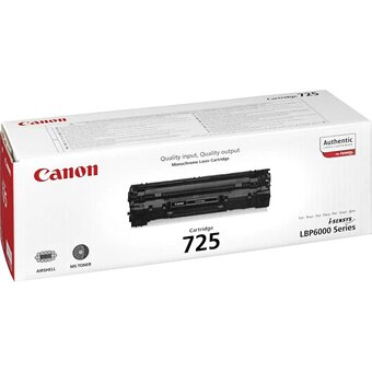  Картридж лазерный Canon 725 3484B002 черный (1600стр) для Canon LBP6000/LBP6020/LBP6020B/LBP6030/LBP6030B/LBP6030w/MF3010 