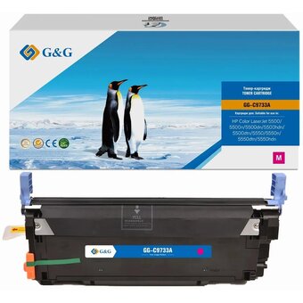  Картридж лазерный G&G GG-C9733A C9733A пурпурный (12000стр) для HP CLJ 5500/5500n/5500dn/5500hdn/5500dtn/5550/5550n/5550dtn/5550hdn 