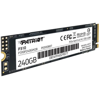  SSD Patriot P310 P310P240GM28 PCIe 3.0 x4 240GB M.2 2280 