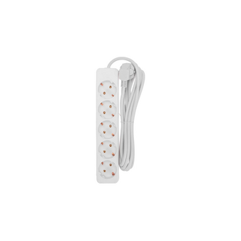  Удлинитель PROconnect 13-4212 5 гнезд, 3м, 3х0,75мм², с/з, белый 