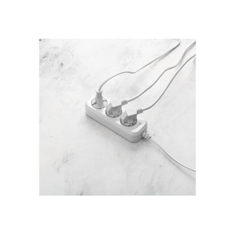  Удлинитель PROconnect 13-4206 3 гнезда, 3м, 2х0,75мм², б/з, белый 