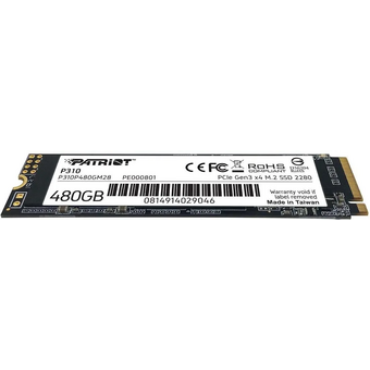  SSD Patriot P310 P310P480GM28 PCIe 3.0 x4 480GB M.2 2280 