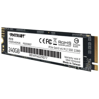  SSD Patriot P310 P310P240GM28 PCIe 3.0 x4 240GB M.2 2280 