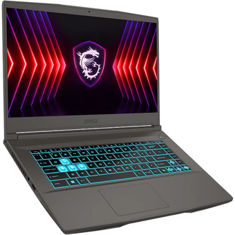  Ноутбук MSI Thin 15 B13VE-2650XRU (9S7-16R831-2650) 15.6" FHD IPS/Intel Core i5-13420H/16GB/512GB/RTX4050-6GB/DOS/Gray 