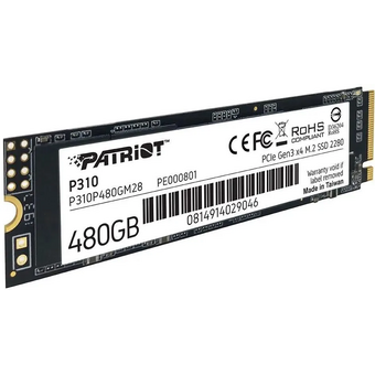  SSD Patriot P310 P310P480GM28 PCIe 3.0 x4 480GB M.2 2280 