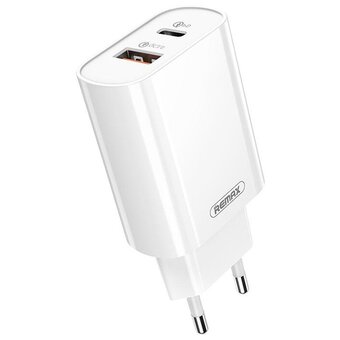  СЗУ REMAX RP-U37 Jane Series QC3.0+PD20W GaN Fast Charger Set with + 20W C-L Data Cable белый 