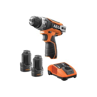  Дрель AEG BS 12C2 LI-202С (4935447867) 2АКБ+ЗУ 