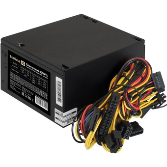  Блок питания ExeGate 800NPX EX292181RUS-S 800W (ATX, SC, 12cm fan, 24pin, 2x(4+4)pin, 2xPCI-E, 5xSATA, 3xIDE, black) 