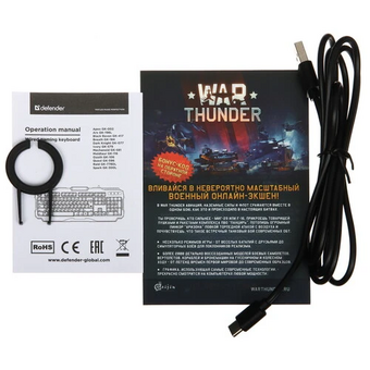  Клавиатура DEFENDER Apex GK-002 RU Black 45003 USB 