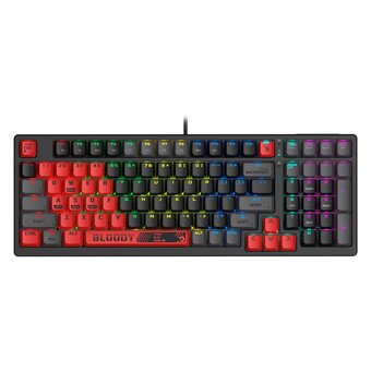  Клавиатура A4Tech Bloody S98 Sports Red BLMS Plus красный/черный 