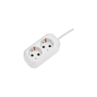  Удлинитель PROconnect 13-4202 2 гнезда, 1,5м, 3х0,75мм², с/з, белый 