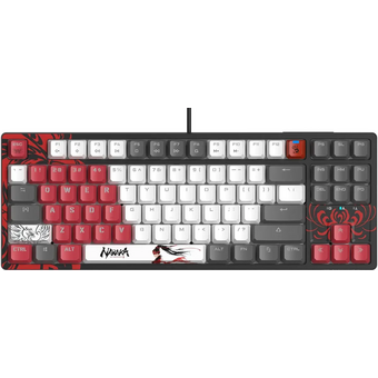  Клавиатура A4Tech Bloody S87 Naraka черный/красный 