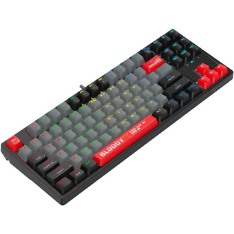  Клавиатура A4Tech Bloody WS87 серый/красный 
