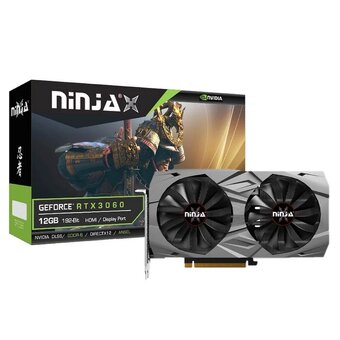  Видеокарта Ninja (Sinotex) Ninja RTX3060 12GB (NK306F126F) GDDR6 192bit HDMI DP 