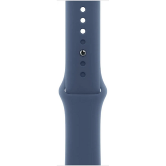  Smart-часы Apple Watch Series 10 A2999 MWWM3ZP/A 46мм 2.1" OLED корп.серебристый Sport Band рем.синий разм.брасл. 160-210мм 
