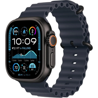  Smart-часы Apple Watch Ultra 2 2024 A2986 MX4D3LW/A 49мм OLED корп.черный титан Ocean band рем.синий разм.брасл. O/S 