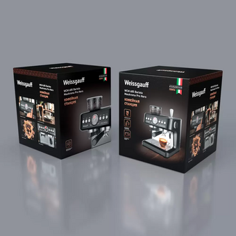  Кофемашина Weissgauff WCM 685 Barista MaxAroma Pro Inox 