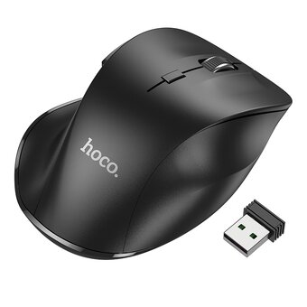  Мышь HOCO GM24 Mystic six-button dual-mode business wireless mouse черный 