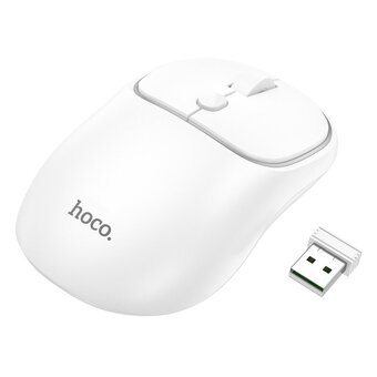  Мышь HOCO GM25 Royal dual-mode business wireless mouse белый 