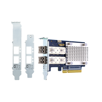  Сетевая карта QNAP QXP-16G2FC Dual-port Fiber Channel adapter, 2 x 16 Gb / s SFP +, PCIe Gen3 x8. For QTS OS Only 