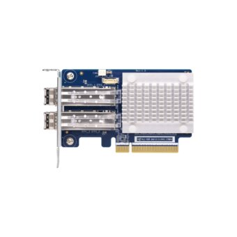  Сетевая карта QNAP QXP-16G2FC Dual-port Fiber Channel adapter, 2 x 16 Gb / s SFP +, PCIe Gen3 x8. For QTS OS Only 