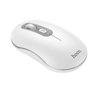  Мышь HOCO GM21 Platinum 2.4G business wireless mouse бело-серый 