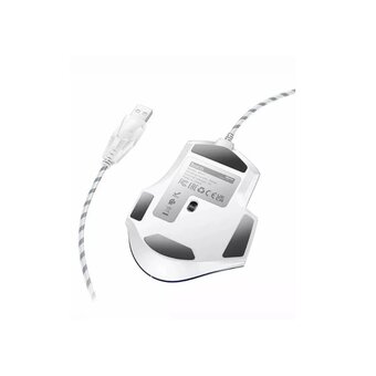 Мышь HOCO GM31 Overlord luminous gaming wired mouse бело-голубой 