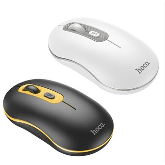  Мышь HOCO GM21 Platinum 2.4G business wireless mouse бело-серый 