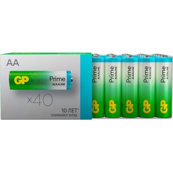  Батарея GP Super 15A-B40 AA, 1.5V, 40шт 