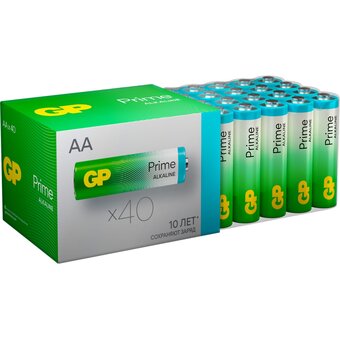  Батарея GP Super 15A-B40 AA, 1.5V, 40шт 