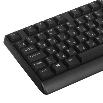  Клавиатура + мышь Rapoo X130PRO клав черный мышь черный 