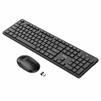  Клавиатура HOCO GM17 Wireless business keyboard and mouse set черный 