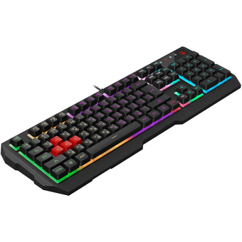  Комплект клавиатура и мышь A4TECH Bloody B1700 (B1700 (B140N + ES7 + BP-50M), USB черный 